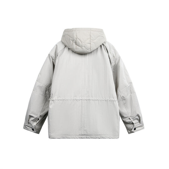 Herren Oversize Parka mit gesteppter Wattierung und Tunnelzug Shop Nory