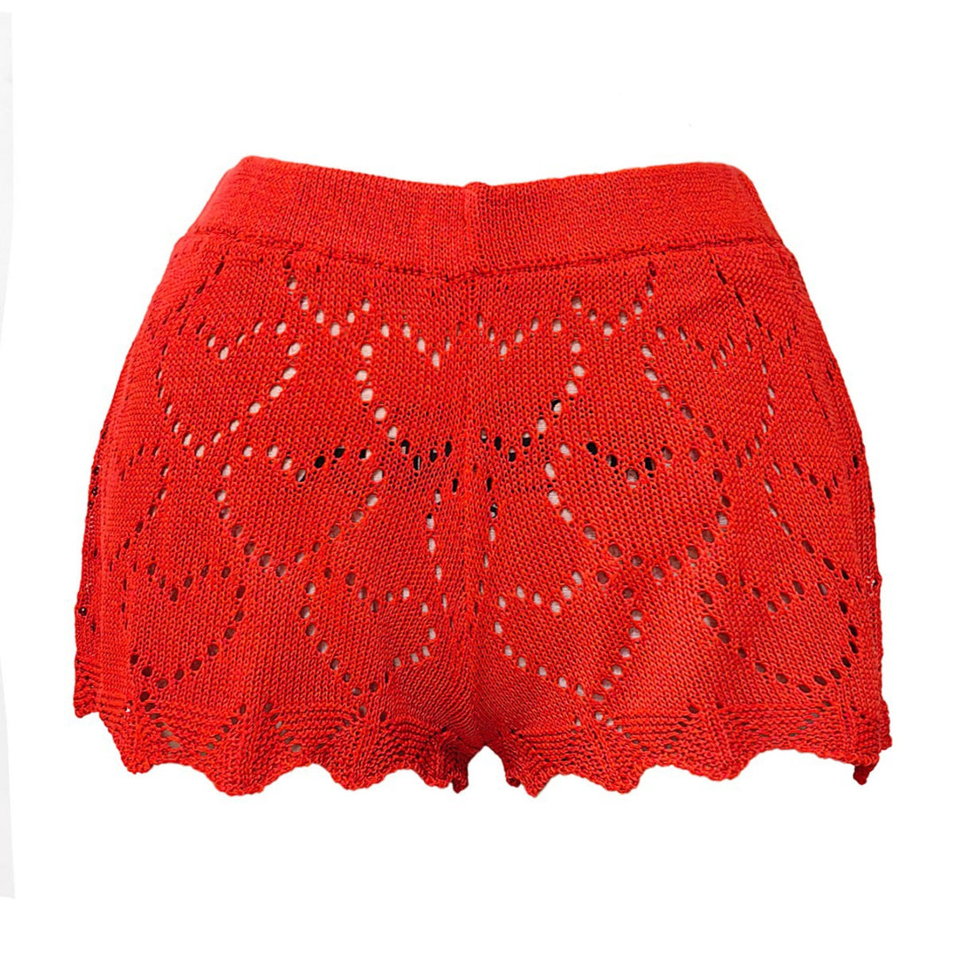 Damen Häkelstrandshorts