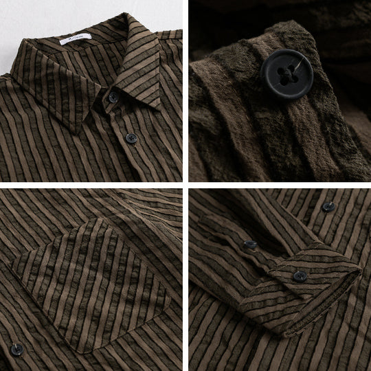 Herren Strukturierter Cord-Overshirt im Relaxed-Fit mit aufgesetzter Brusttasche Shop Nory