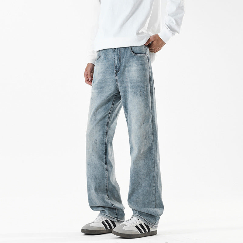 Herren Baggy-Jeans im Wide‑Leg Relaxed-Fit mit Vintage-Waschung Shop Nory