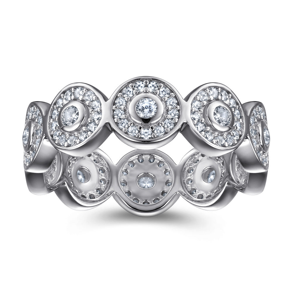 Damen Schmuckset mit Herzen aus leuchtendem Zirkon und filigranen Details Shop Nory