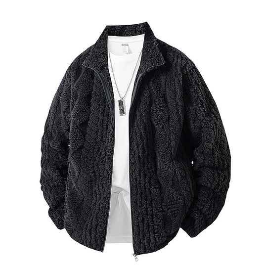 Herren Kuschelige Fleecejacke Shop Nory