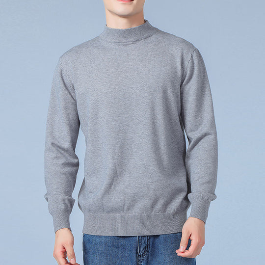 Herren Feiner Mockneck-Pullover aus hochwertigem Feinstrick mit gerippten Abschlüssen Shop Nory