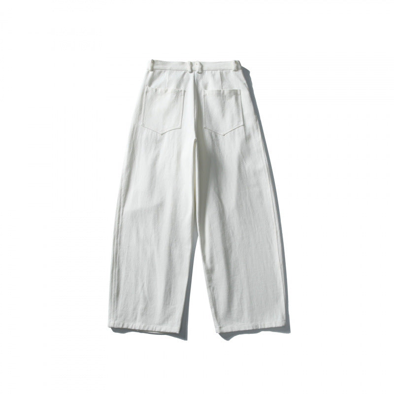Damen Weite hochtaillierte Culotte-Hose mit Bundfalten und Eingrifftaschen Shop Nory