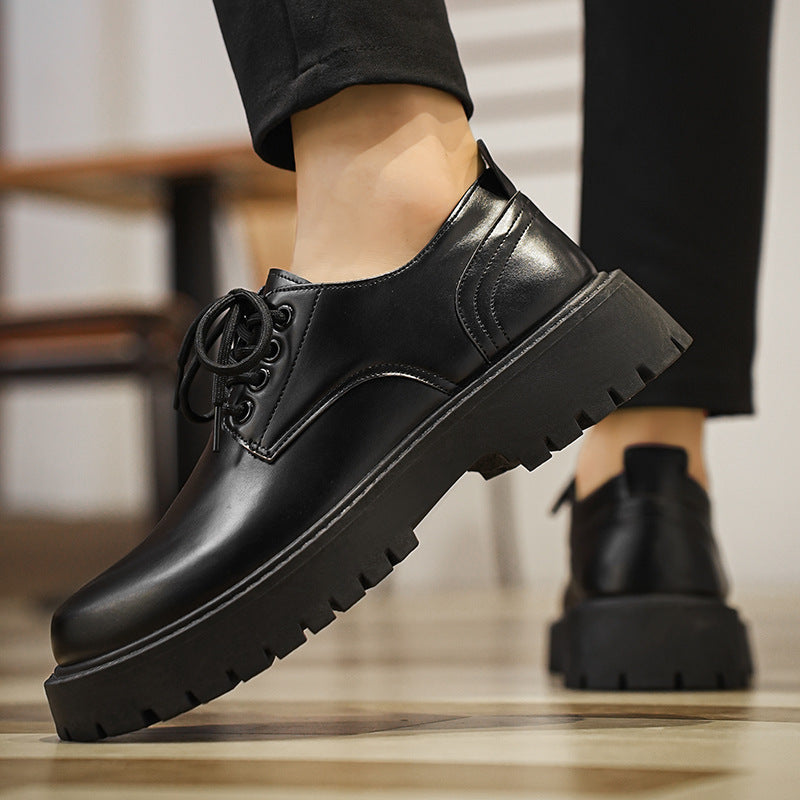 Herren Modische Schnürschuhe mit rutschfester Sohle und verstärktem Profil