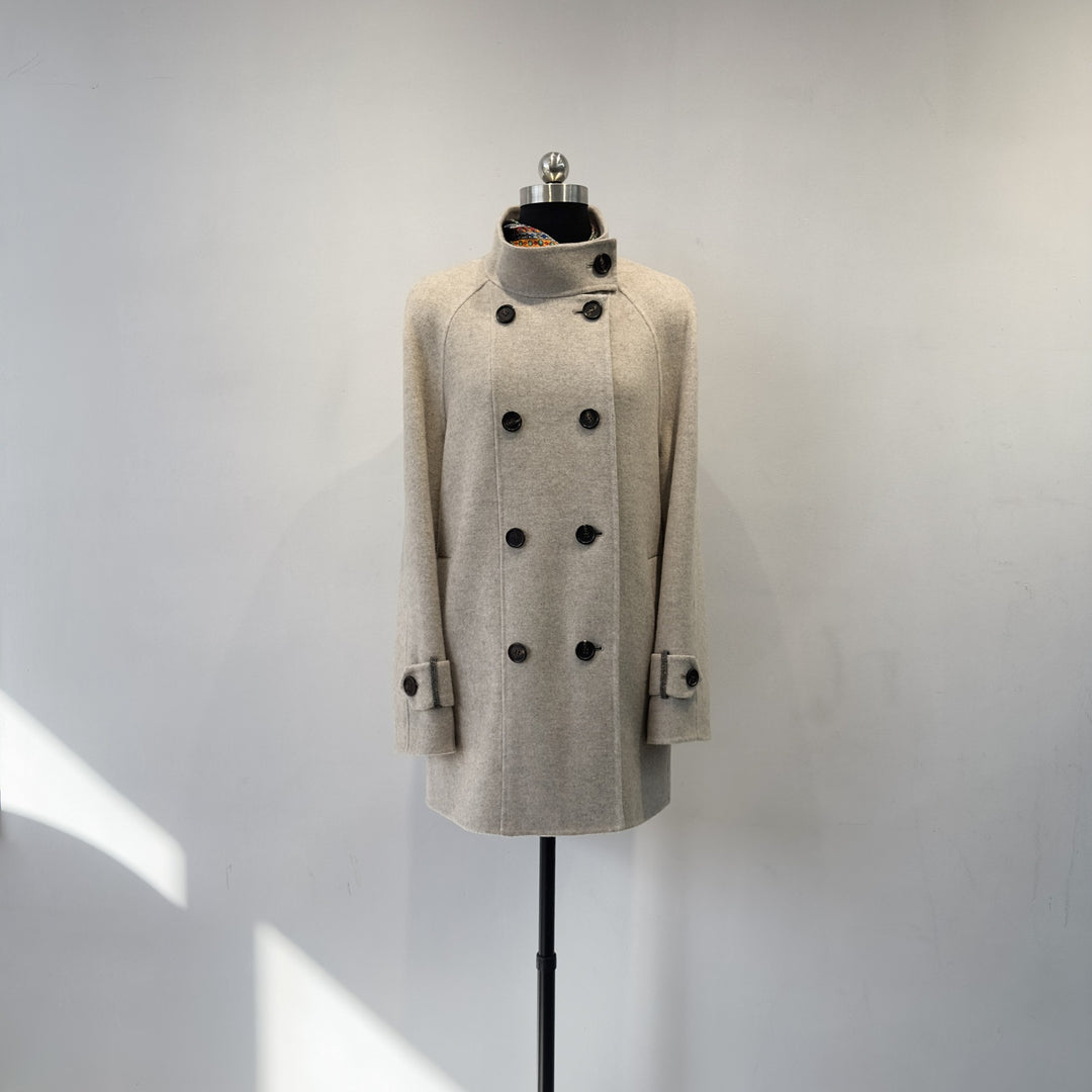 Damen Doppelt-Mäntel Wollmischung Übermantel Shop Nory