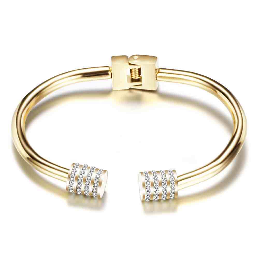 Damen Armreif mit funkelnden Zirkonia und elegantem Design Shop Nory
