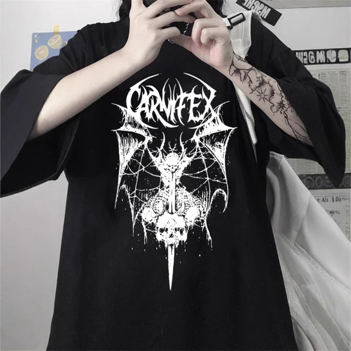 Damen Oversized T-Shirt mit dekorativem Schleifenmotiv Shopnory