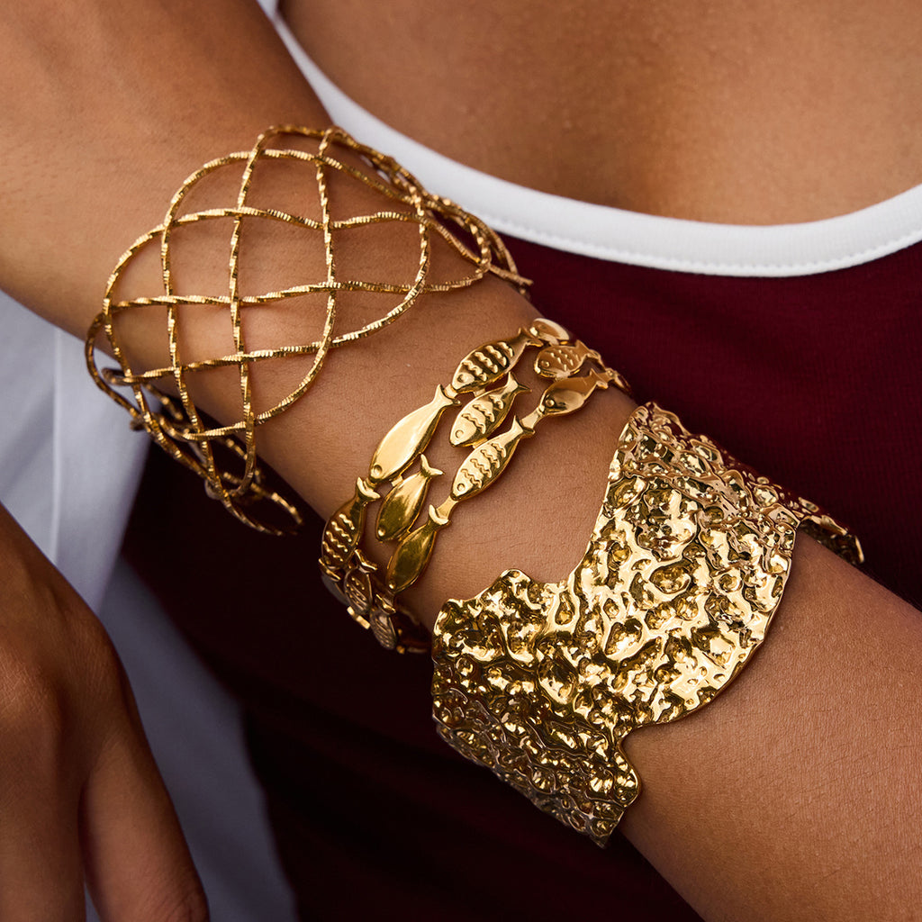 Damen Hypoallergener und wasserdichter Ring aus Edelstahl Shop Nory
