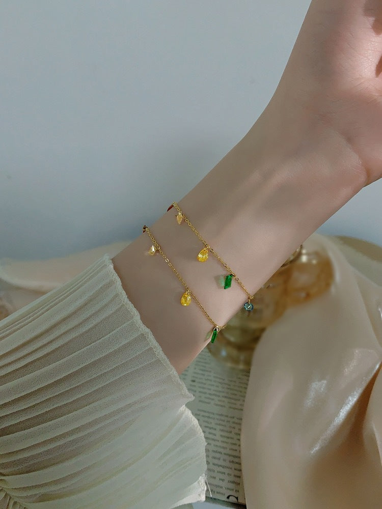 Frauen Farbenfrohe Charme Verstellbares Armband Shop Nory
