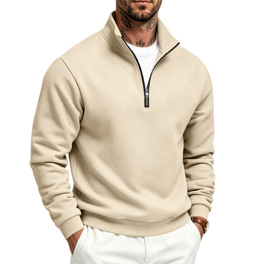 Herren Halbzip-Sweatshirt mit Troyerkragen und weicher Fleece-Innenseite Shop Nory