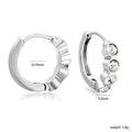 Damen Creolen mit funkelnden Zirkonia Shop Nory