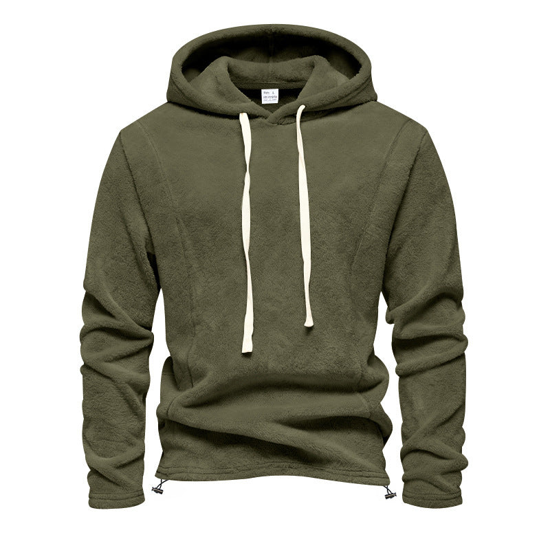 Herren Fleece-Hoodie mit Kapuze und verstellbarem Saum Shop Nory