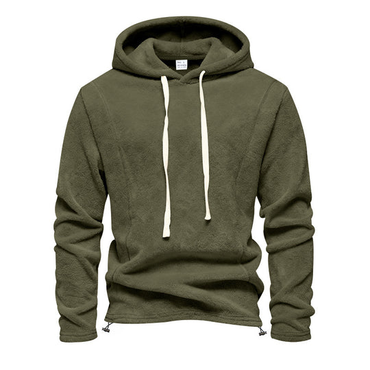Herren Fleece-Hoodie mit Kapuze und verstellbarem Saum Shop Nory