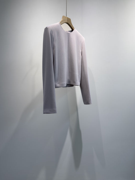 Damen Cropped Texturiertes Sweatshirt Shop Nory