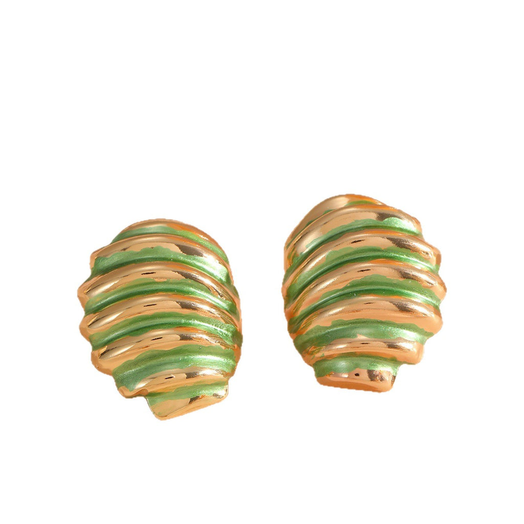 Damen Ohrclips im maritimen Muschel-Design Shop Nory
