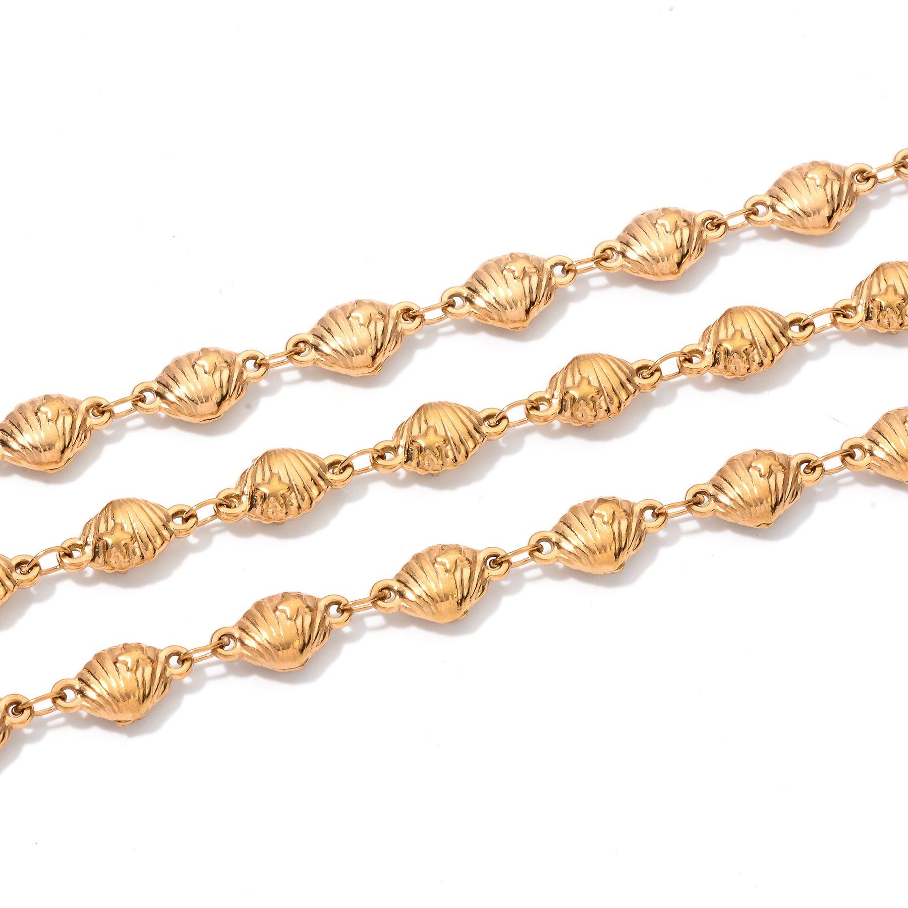 Damen elegante Kette mit filigranem Muster Shop Nory