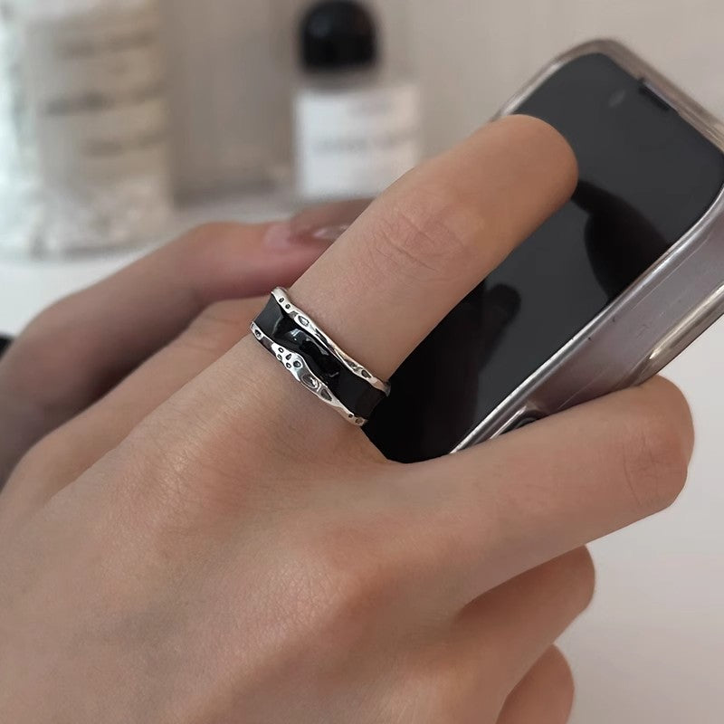 Damen Modernen Ring mit einzigartigem Design und elegantem Akzent Shop Nory