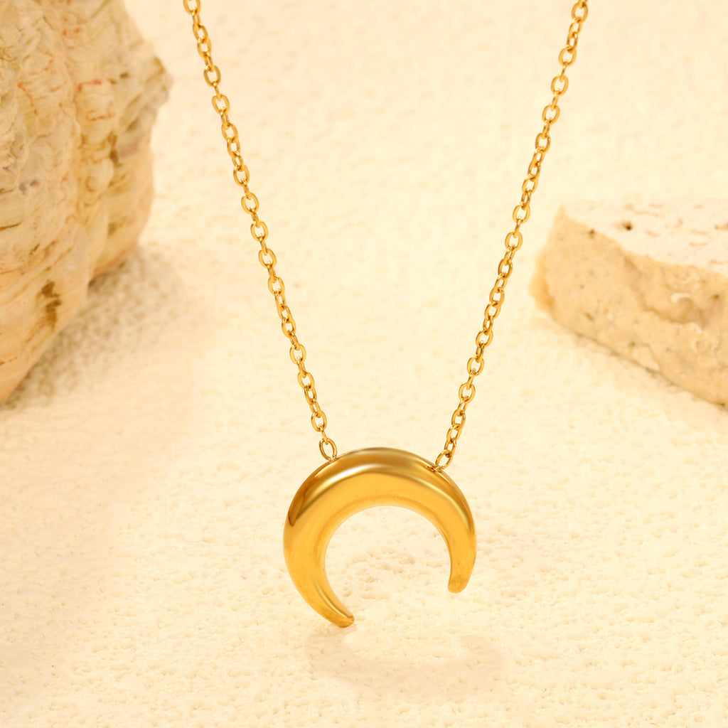 Damen elegante Halskette mit funkelndem Zirkonia-Anhänger Shop Nory