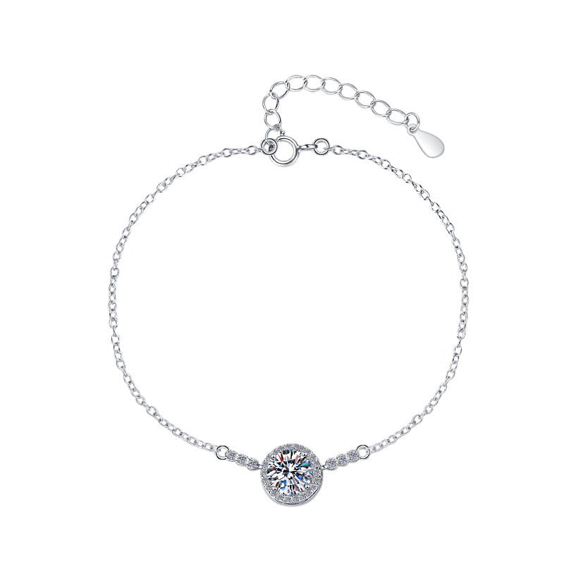 Damen filigranes Armband mit funkelndem Kristall und Zirkonia Shop Nory