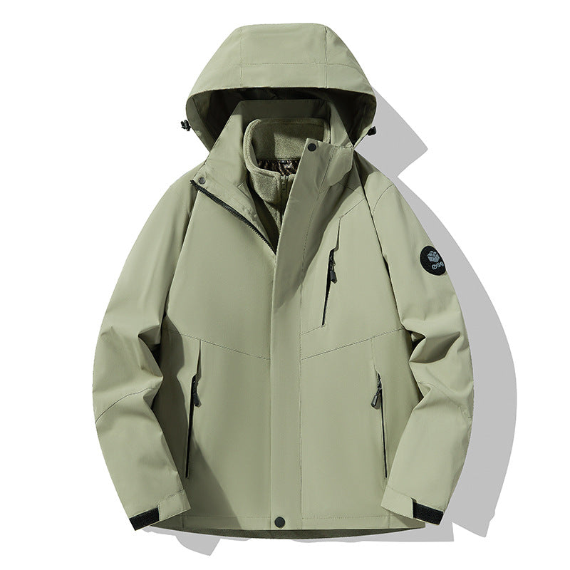 Herren Dreifach kombinierbare Funktionsjacke mit abnehmbarer Steppweste Shop Nory