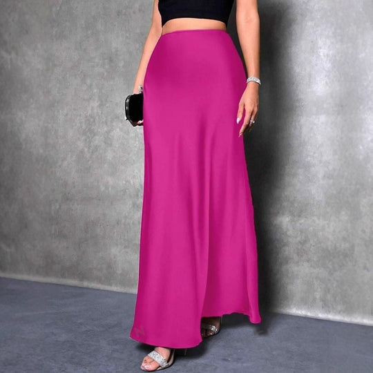 Damen Maxirock mit fließendem Schnitt und elegantem Fall