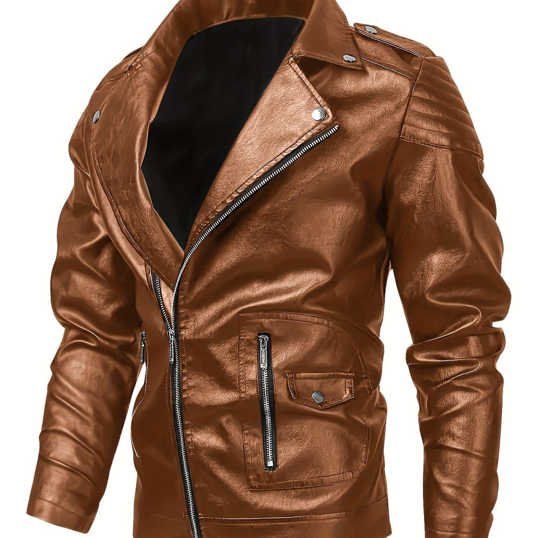 Herren Biker-Lederjacke Shop Nory