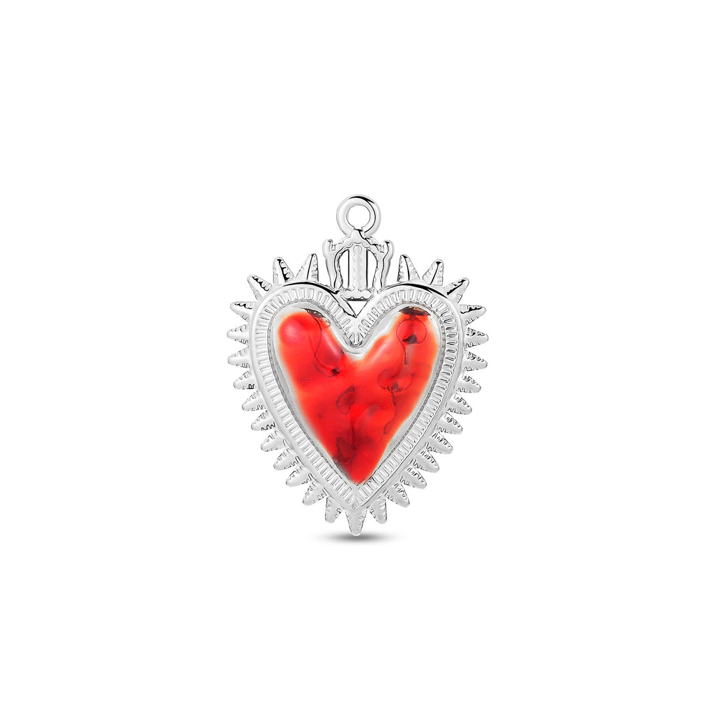 Damen Geschenk Anhänger in Herzform mit strahlendem Goldrahmen Shop Nory