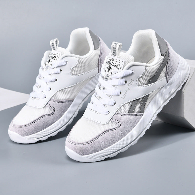 Damen Retro-Sneaker mit Mesh- und Veloursleder-Details Shop Nory