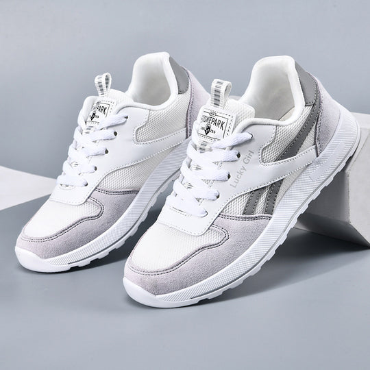 Damen Retro-Sneaker mit Mesh- und Veloursleder-Details Shop Nory