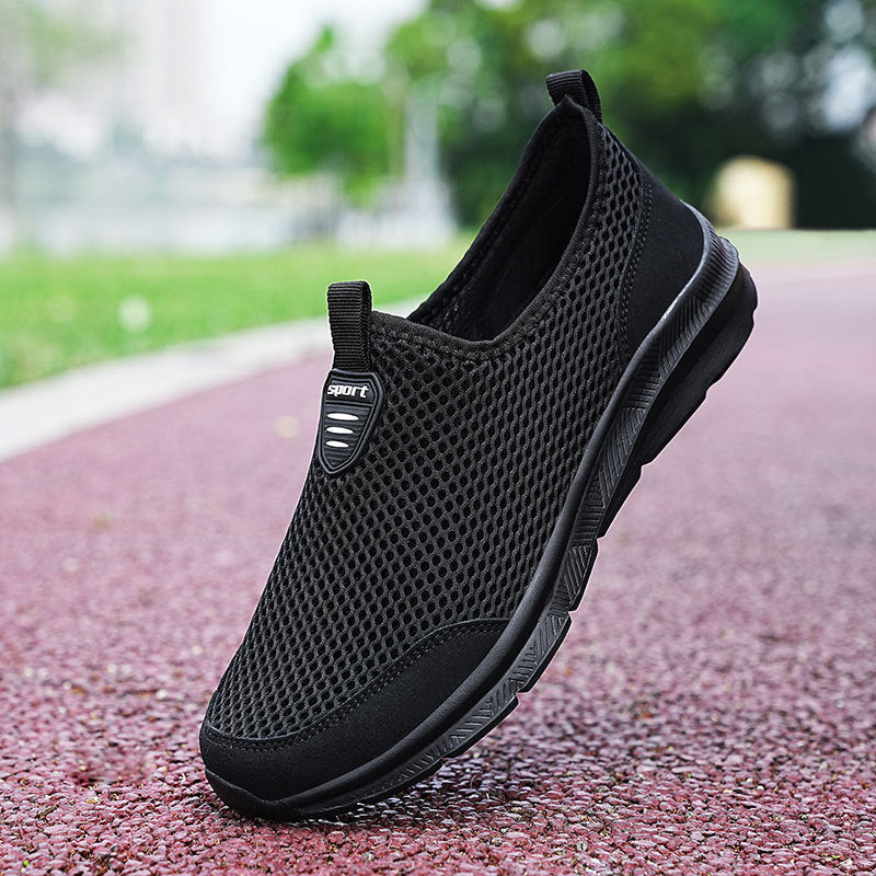 Unisex nan ultraleichter Netz-Slipper mit viskoelastischem Fußbett und flexibler rutschfester Laufsohle