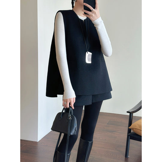 Damen Elegante Weste aus feinem Stoff Shop Nory