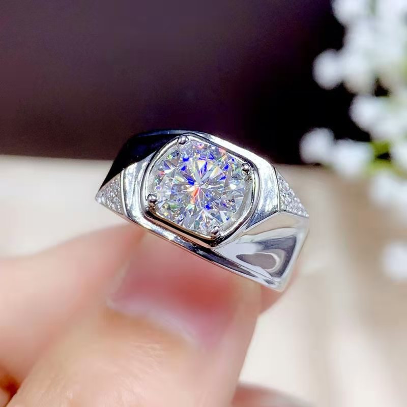 Damen stilvoller Ring mit funkelndem Kristall und eleganten Linien Shop Nory