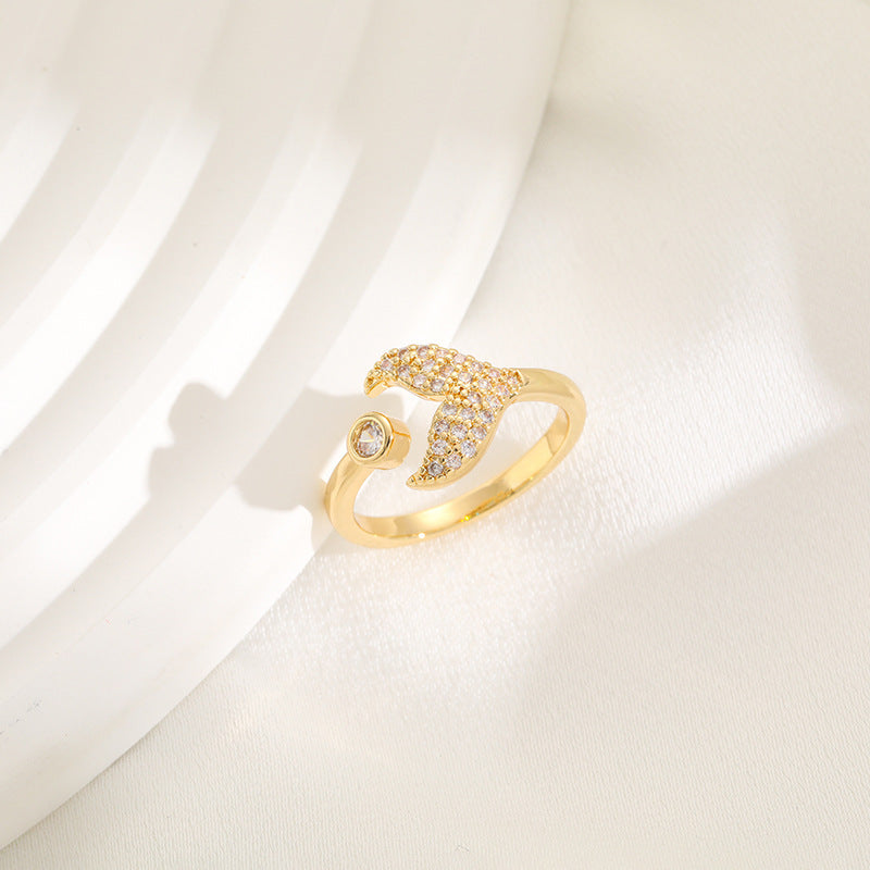 Damen Ring mit funkelndem Zirkonia Shop Nory
