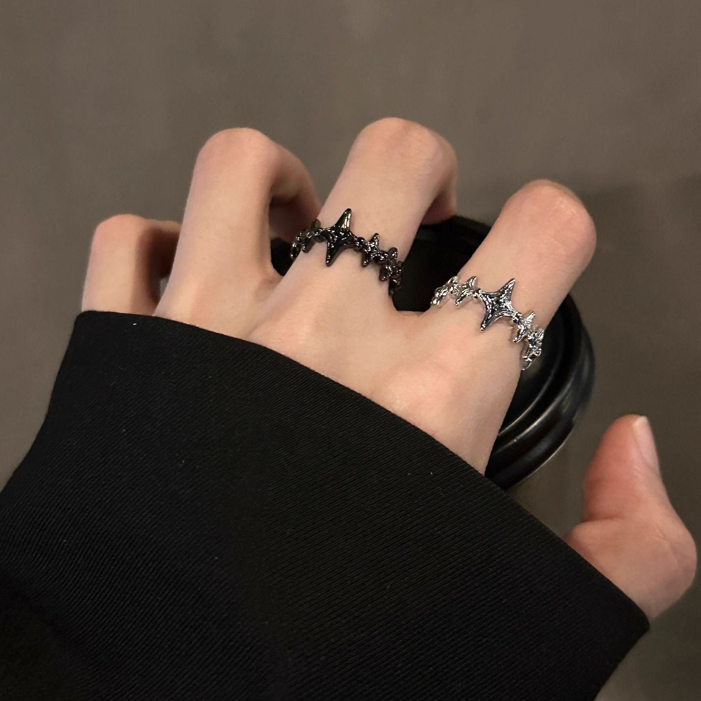 Damen Ring mit funkelndem Sternenmotiv Shop Nory