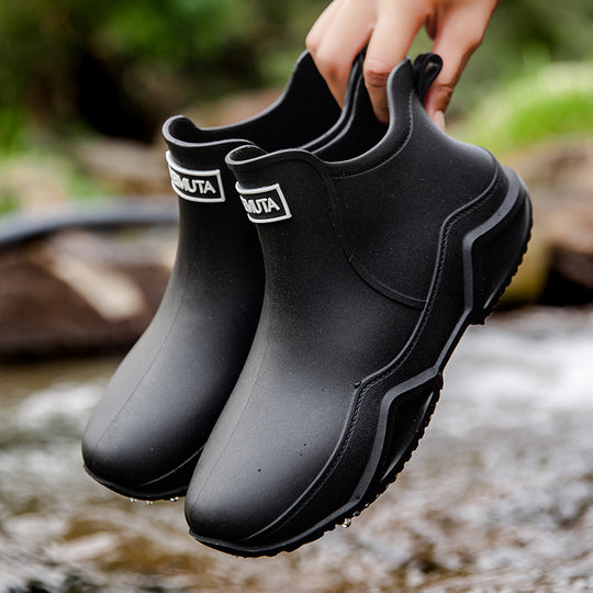Damen wasserdichte Kurzstiefel mit faltbarem Manschettenkragen Shop Nory
