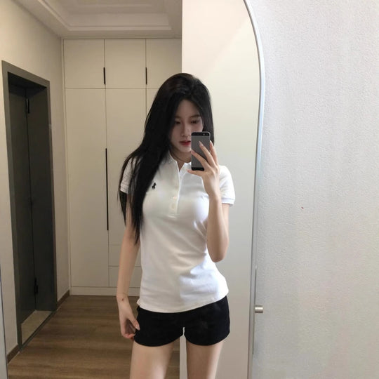 Damen Polo-Shirt mit Knopfleiste Shop Nory