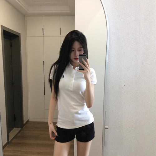 Damen Polo-Shirt mit Knopfleiste Shop Nory