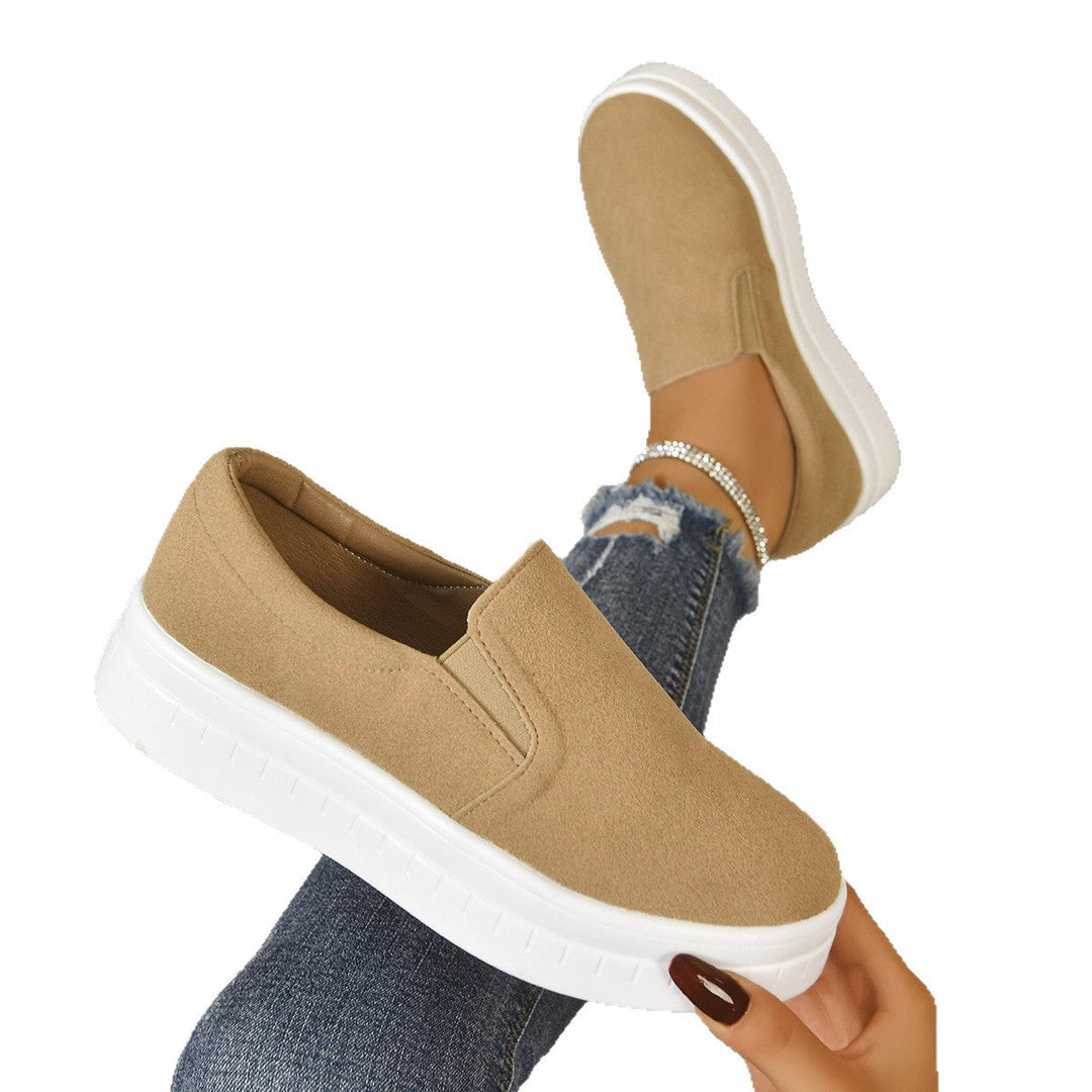 Damen Slip-On Sneakers mit komfortabler Polsterung und rutschfester Sohle