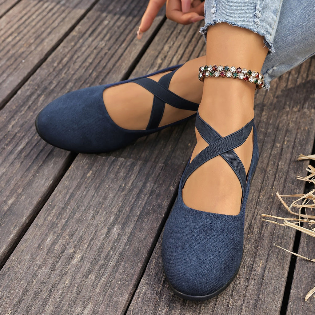 Damen Halbschuhe mit elegantem Riemendesign