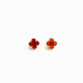 Damen Ohrstecker mit Blumenmotiv und funkelnden Zirkonia Shop Nory