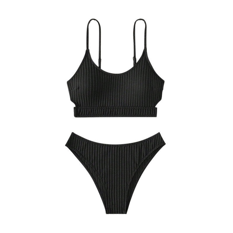 Damen Bikinitop mit sportlichem Schnitt und verstellbaren Trägern