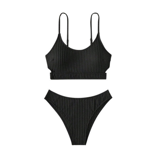 Damen Bikinitop mit sportlichem Schnitt und verstellbaren Trägern