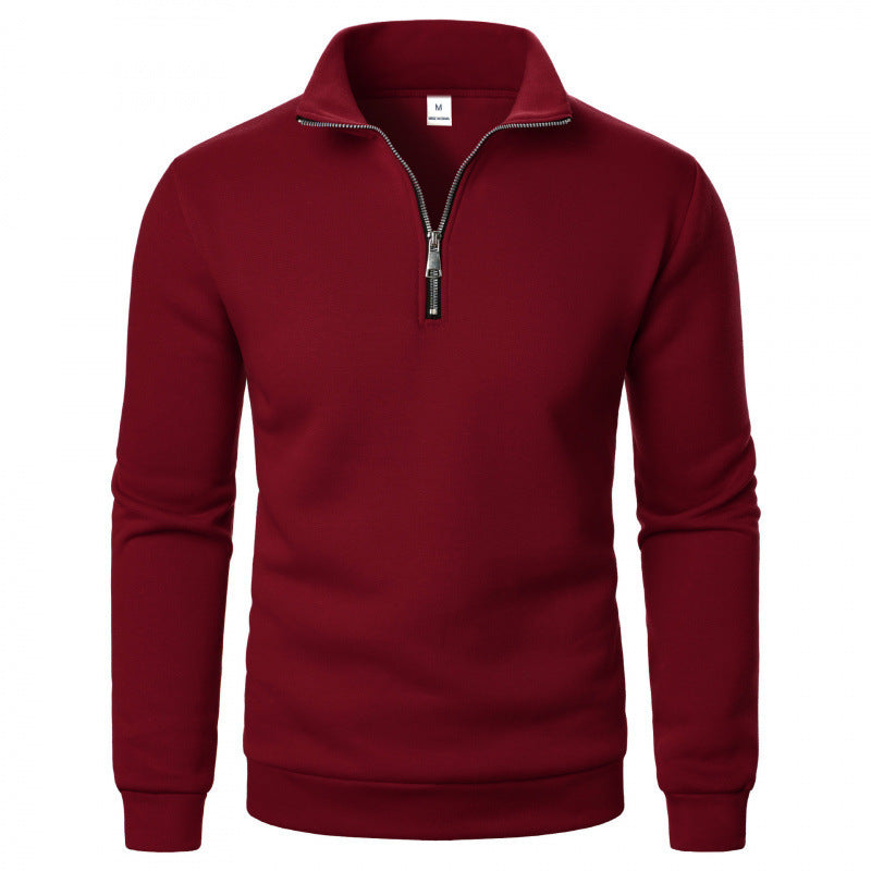Herren Sportlicher Sweatpullover mit Stehkragen Shop Nory