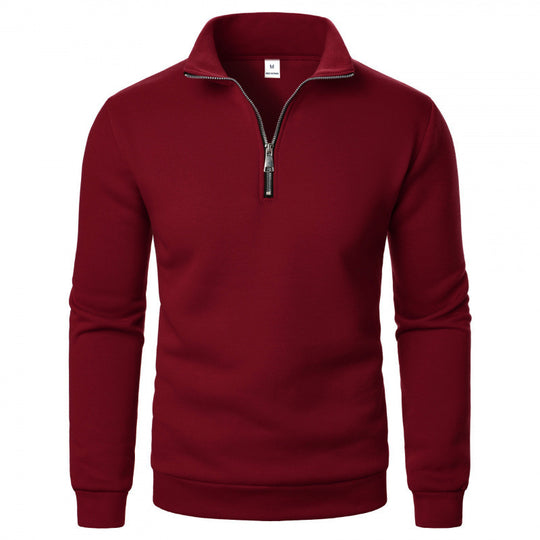Herren Sportlicher Sweatpullover mit Stehkragen Shop Nory