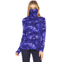 Blaues Camouflage