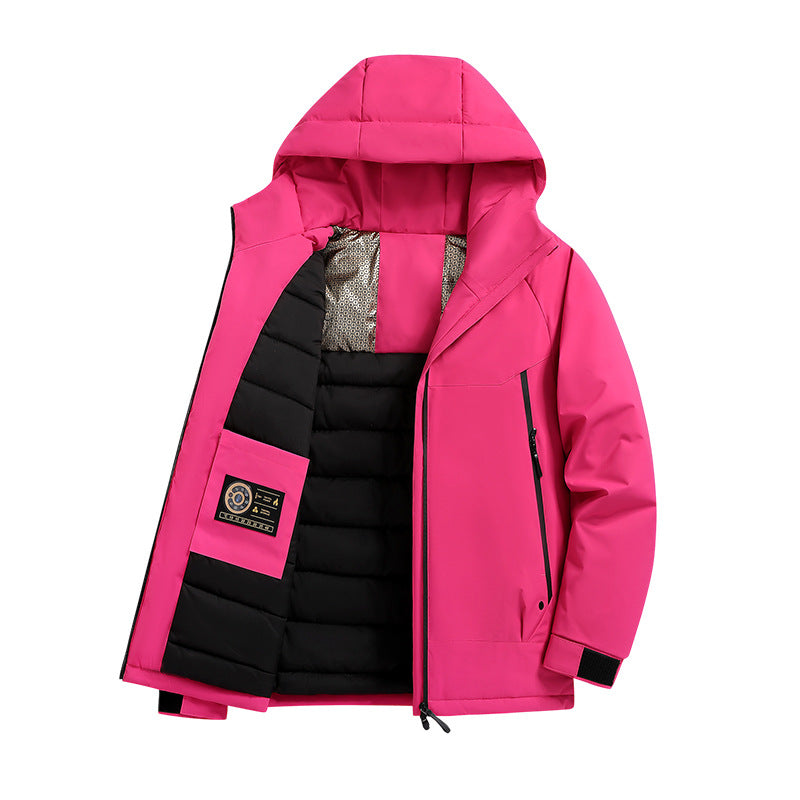 Herren Isolierte Softshell-Parka mit technischer Kapuze, winddichter Außenhülle und Innentaschen Shop Nory