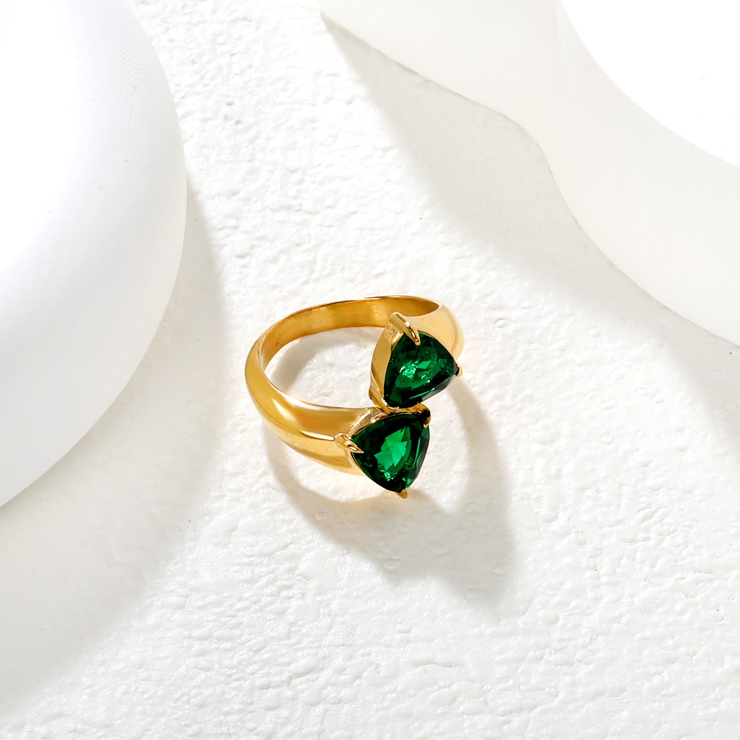 Damen Ring mit verstellbarem Design und funkelnden Zirkonsteinen Shop Nory