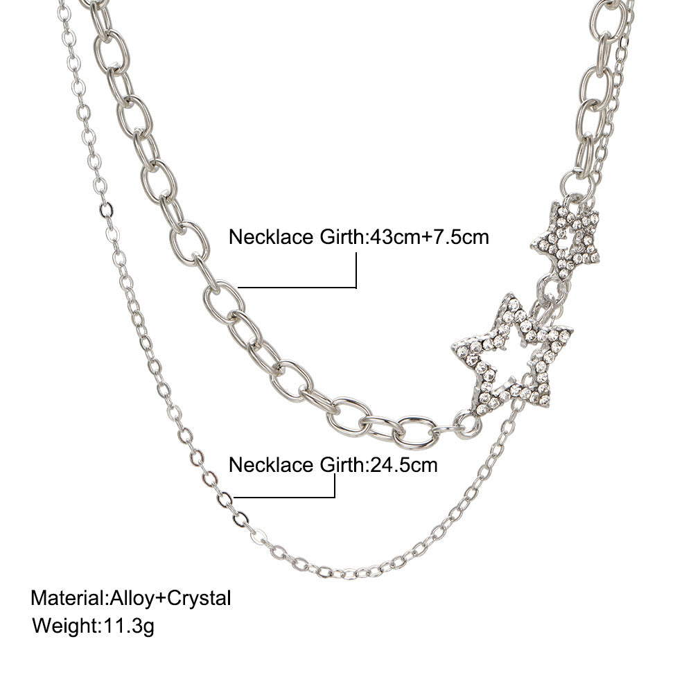 Damen Halskette mit Perlen- und Herzanhängerdesign Shop Nory