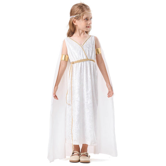 Damen mythologisches Kostümkleid mit fließendem Umhang Shop Nory